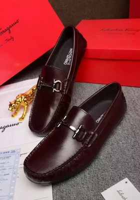 Salvatore Ferragamo Business Casual Men Shoes--014